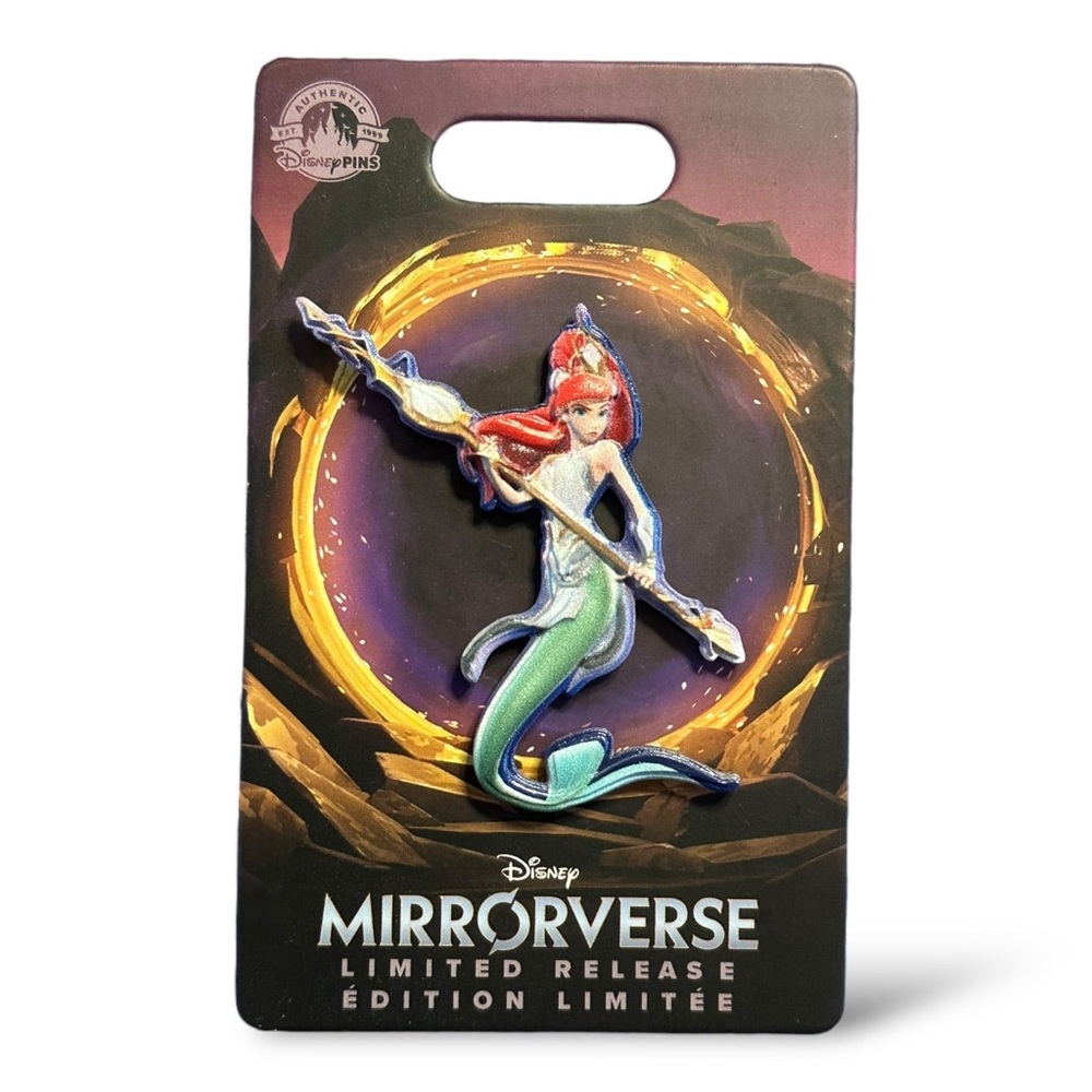 NWT *Discontinued* Disney Mirrorverse The Little Mermaid Ariel LE Pin